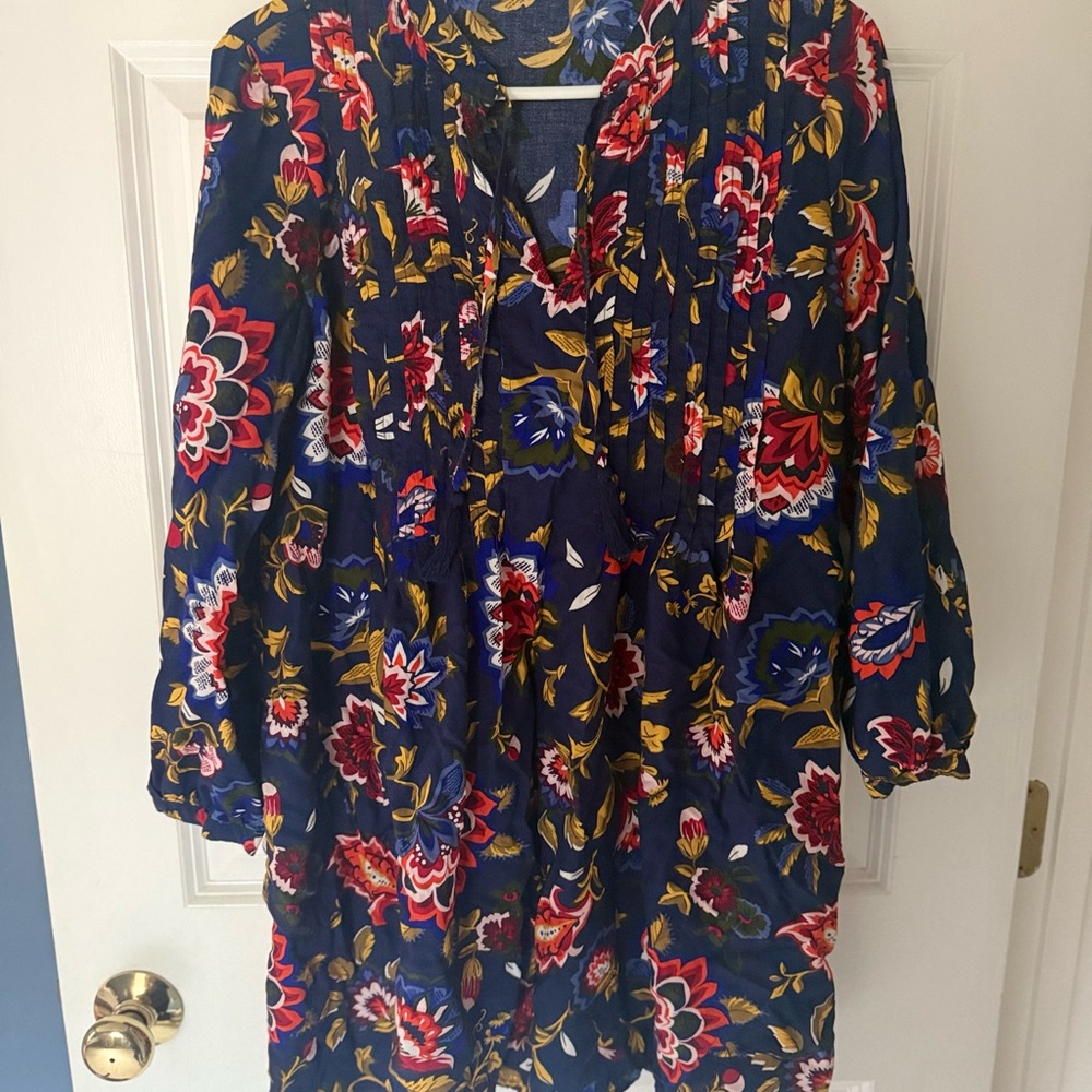 Floral Long-Sleeve Dress